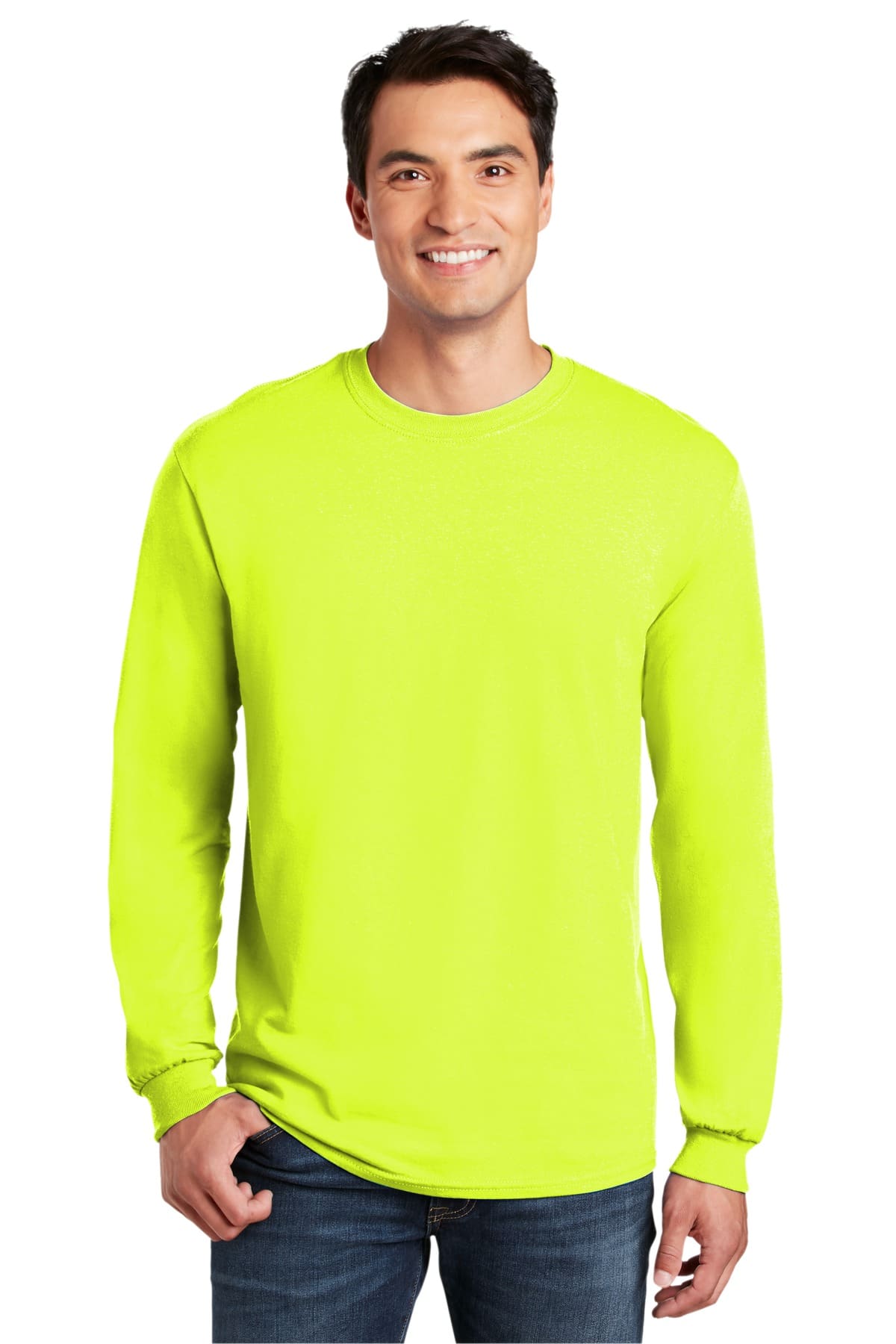 Gildan - Heavy Cotton 100% Cotton Long Sleeve T-Shirt.  5400