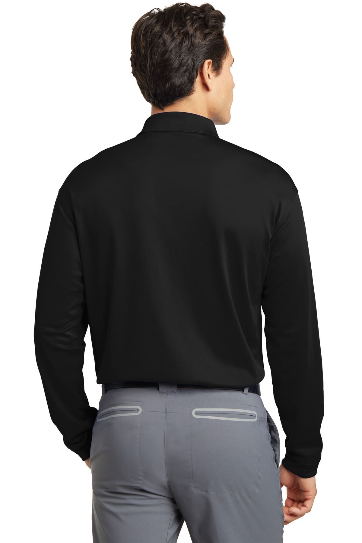 Nike Tall Long Sleeve Dri-FIT Stretch Tech Polo. 604940 - Image 2