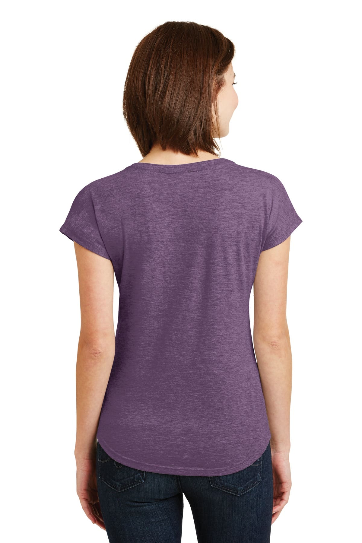 Anvil Ladies Tri-Blend V-Neck Tee. 6750VL - Image 2