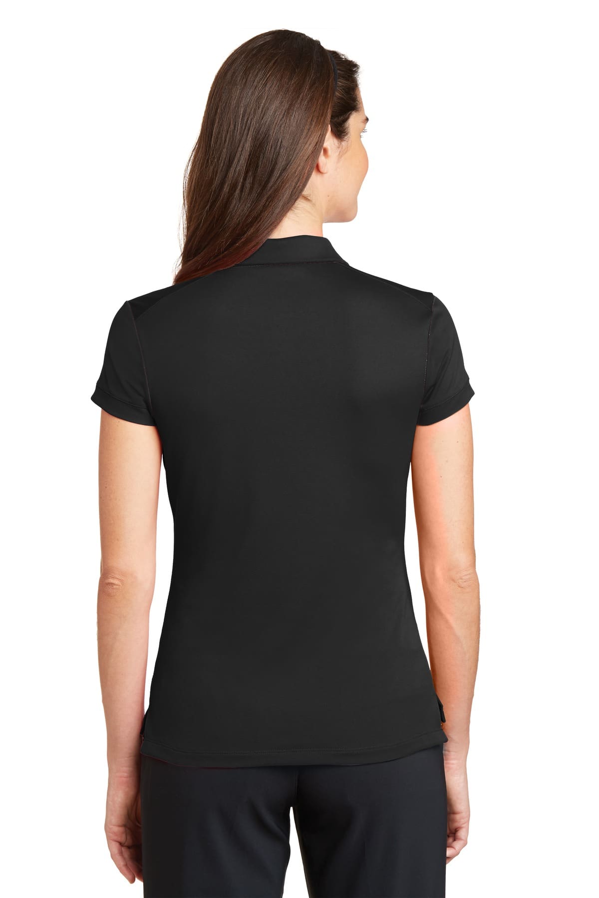 Nike Ladies Dri-FIT Solid Icon Pique Modern Fit Polo. 746100 - Image 2