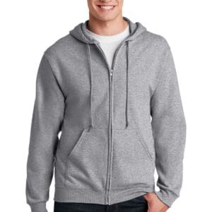 Jerzees - NuBlend Full-Zip Hooded Sweatshirt.  993M