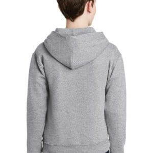 Alternative view of Jerzees - Youth NuBlend Pullover Hooded Sweatshirt.  996Y