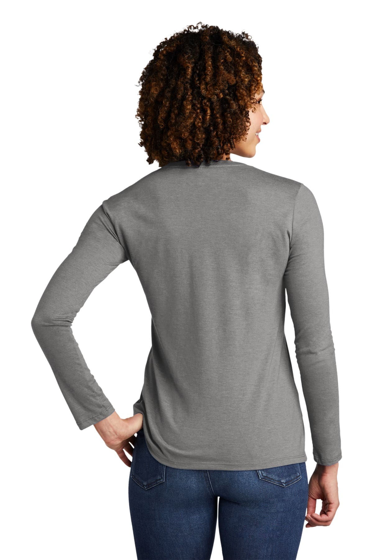 Allmade   Women's Tri-Blend Long Sleeve Tee AL6008 - Image 2