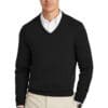 Brooks Brothers Cotton Stretch V-Neck Sweater BB18400
