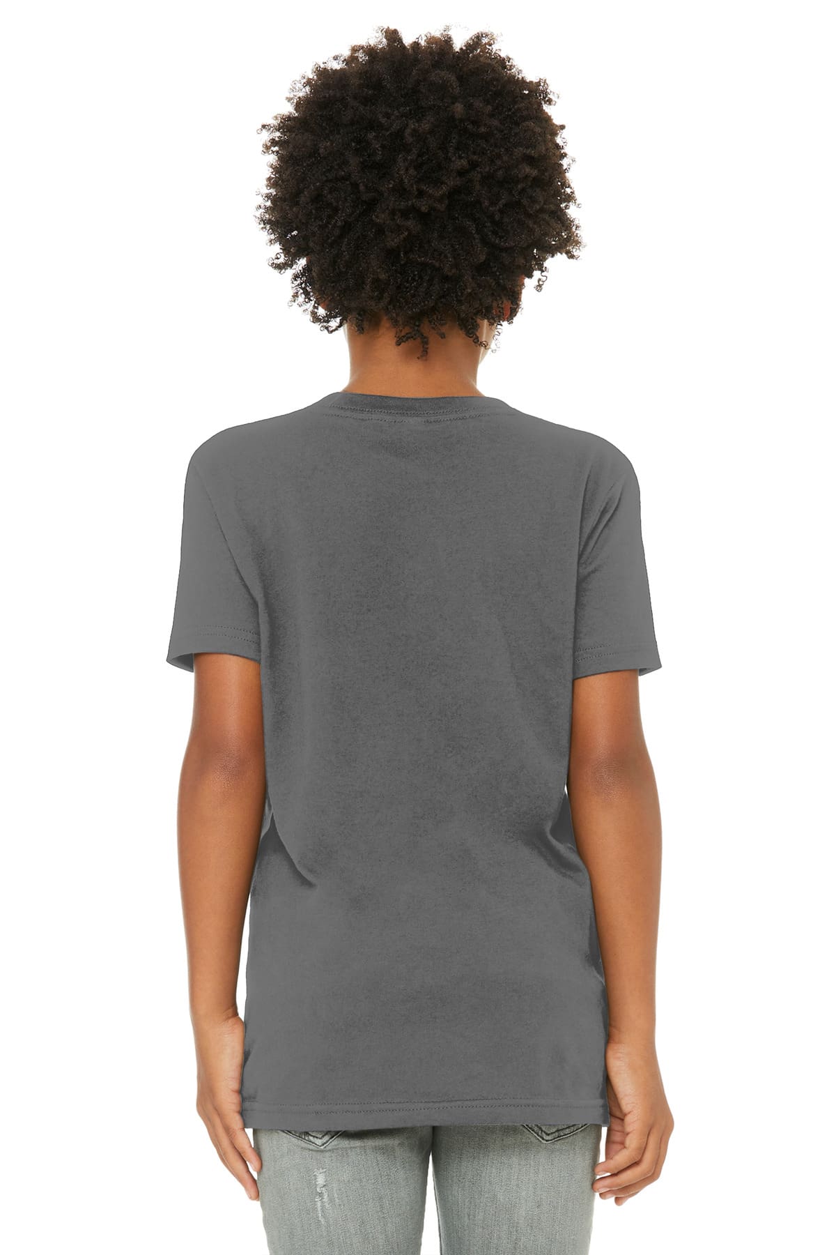 BELLA+CANVAS Youth Jersey Short Sleeve Tee. BC3001Y - Image 2
