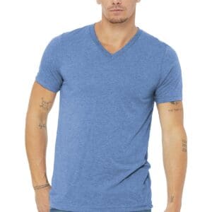 BELLA+CANVAS  Unisex Triblend Short Sleeve V-Neck Te. BC3415
