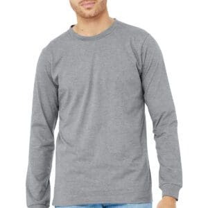 BELLA+CANVAS Unisex Heather CVC Long Sleeve Tee BC3501CVC