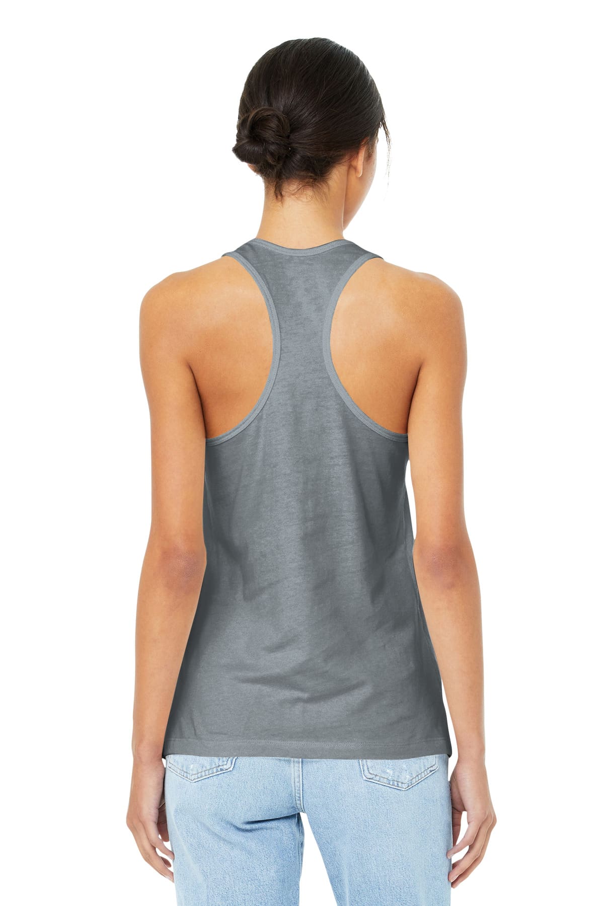 BELLA+CANVAS  Women's Jersey Racerback Tank. BC6008 - Image 2