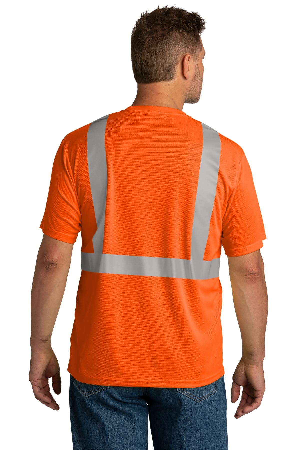 CornerStone  ANSI 107 Class 2 Mesh Tee. CS200 - Image 2