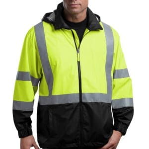 CornerStone - ANSI 107 Class 3 Safety Windbreaker. CSJ25