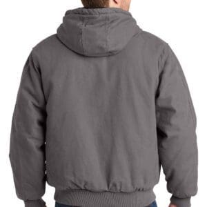 Alternative view of CornerStone Washed Duck Cloth Insulated Hooded Work Jacket. CSJ41