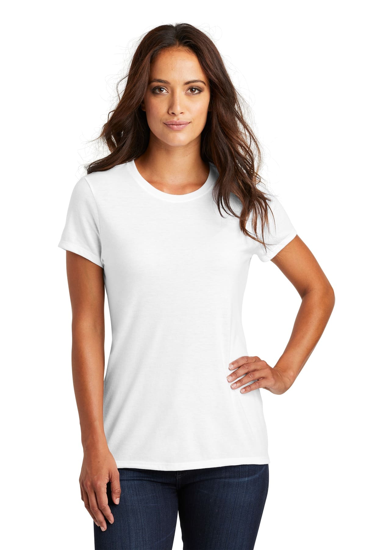 District  Women's Perfect Tri Tee. DM130L