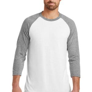 District  Perfect Tri 3/4-Sleeve Raglan. DM136