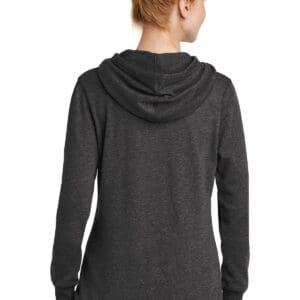 Alternative view of District  Women's Lightweight Fleece Hoodie. DM493
