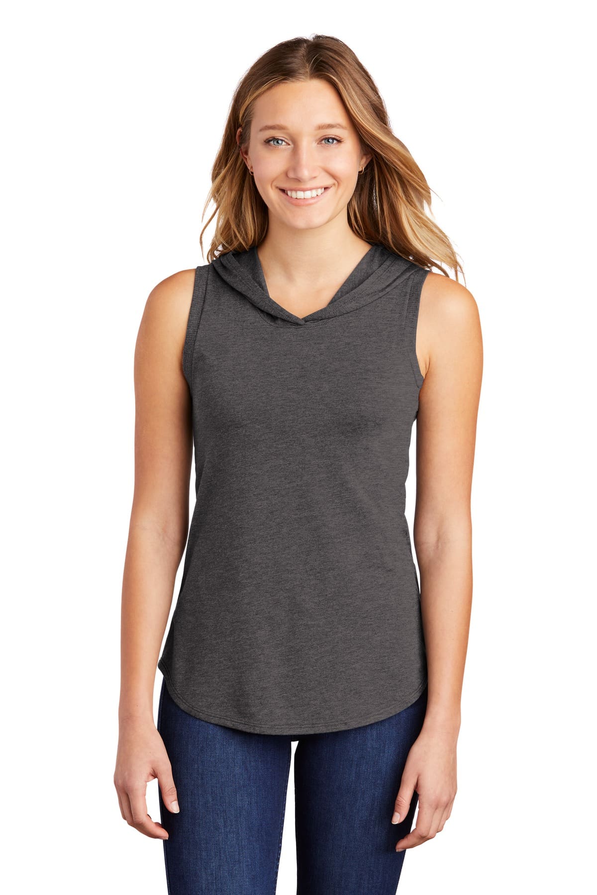 District  Women's Perfect Tri  Sleeveless Hoodie DT1375