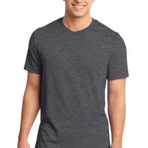 DISCONTINUED  - Young Mens Gravel 50/50 Notch Crew Tee. DT1400