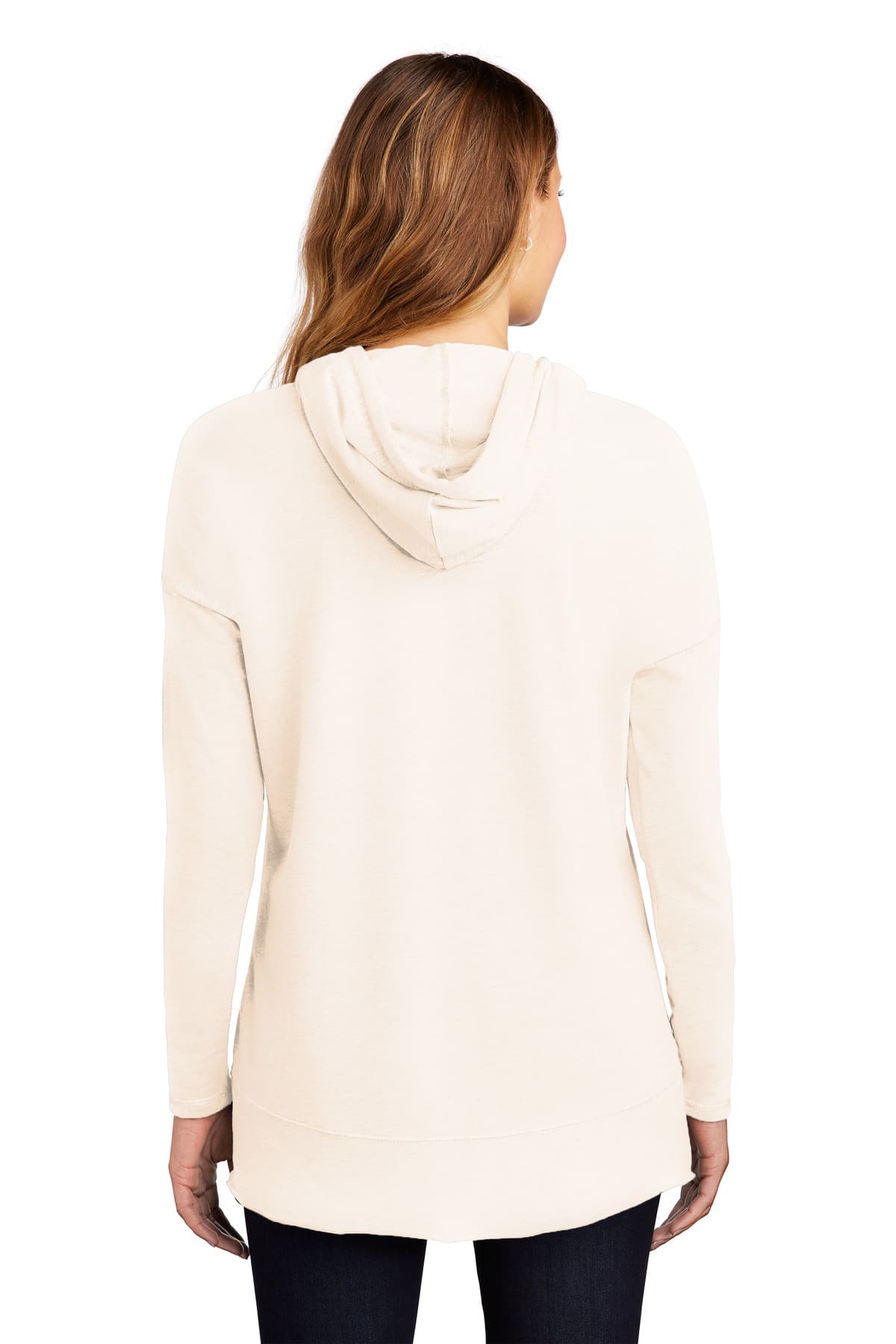 District  Women's Featherweight French Terry  Hoodie DT671 - Image 2