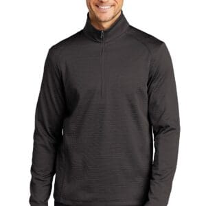 Port Authority  Diamond Heather Fleece 1/4-Zip Pullover F248