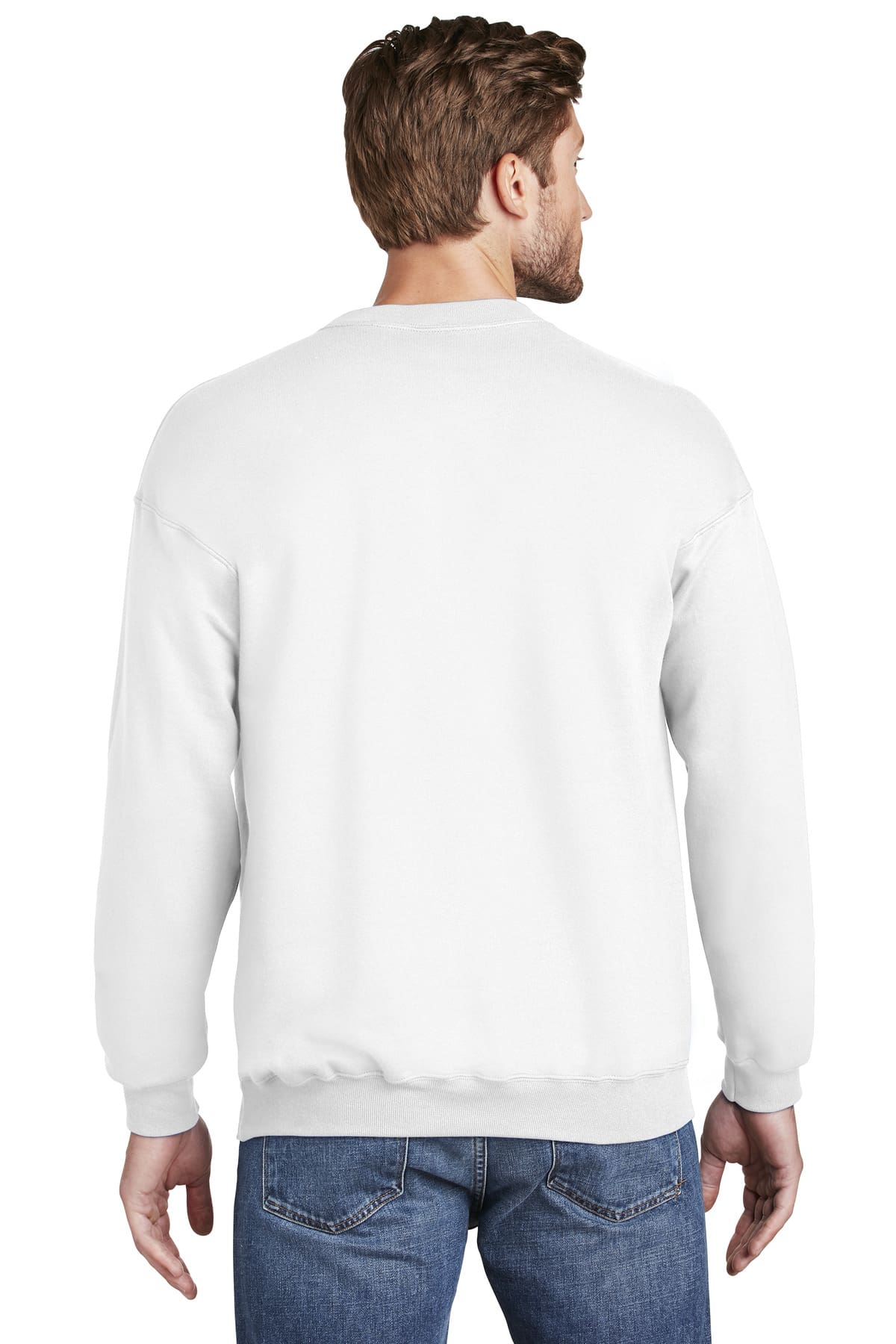 Hanes Ultimate Cotton - Crewneck Sweatshirt.  F260 - Image 2