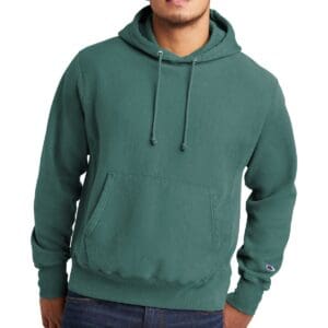 Champion  Reverse Weave  Garment-Dyed Hooded Sweatshirt. GDS101