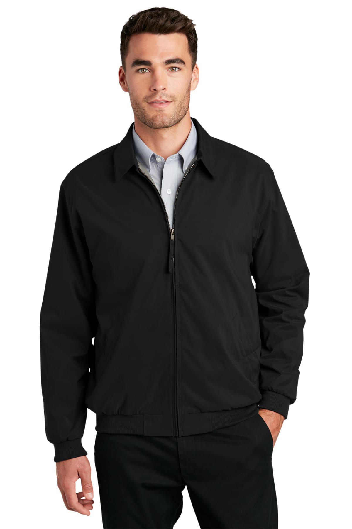 Port Authority Casual Microfiber Jacket. J730