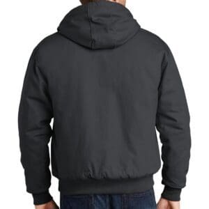 Alternative view of CornerStone - Duck Cloth Hooded Work Jacket.  J763H