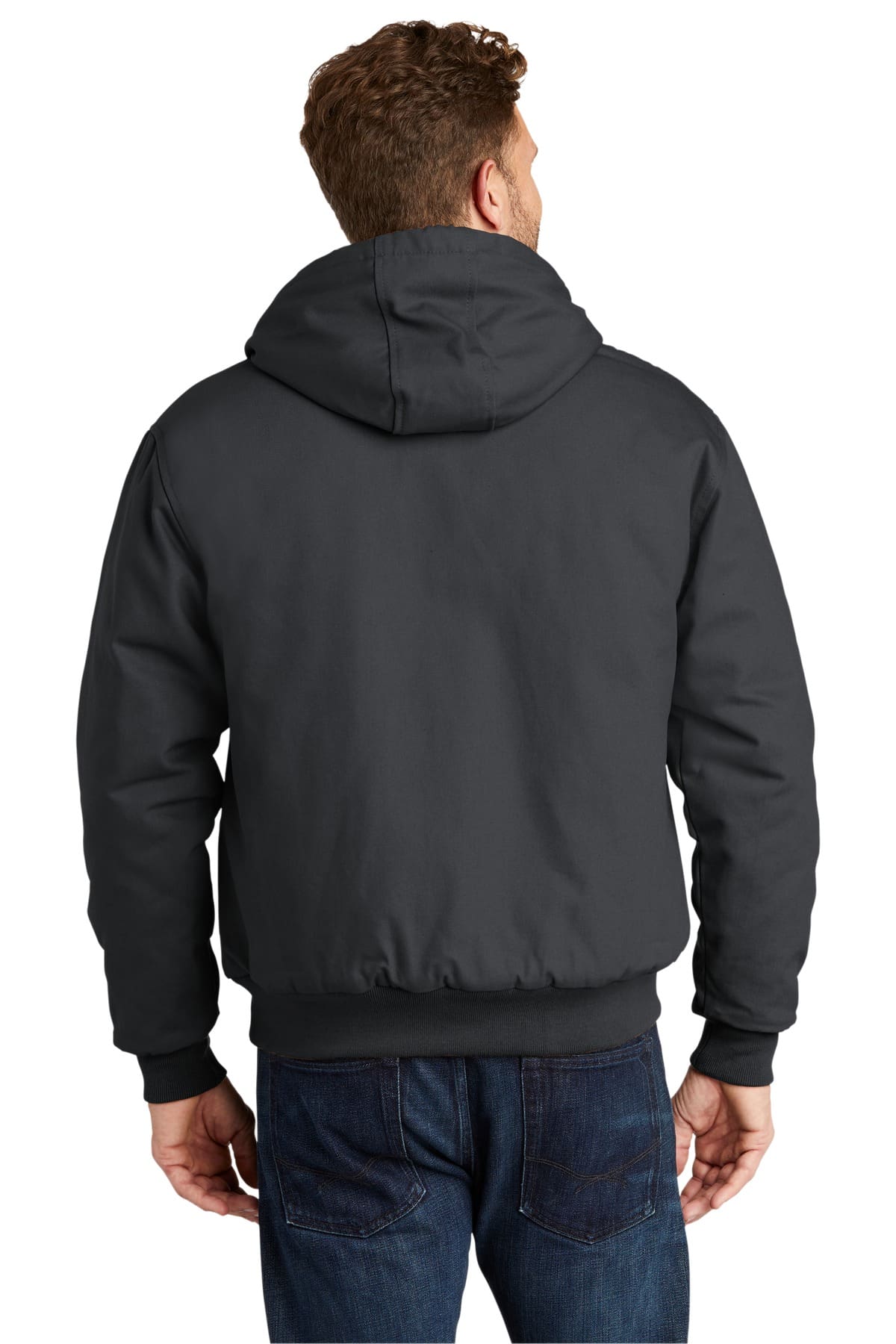 CornerStone - Duck Cloth Hooded Work Jacket.  J763H - Image 2