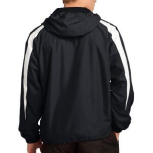 Alternative view of Sport-Tek Fleece-Lined Colorblock Jacket. JST81