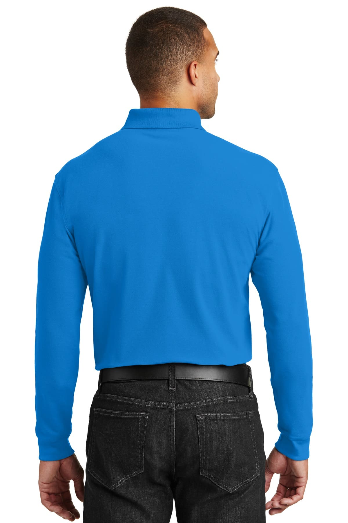 Port Authority Long Sleeve Core Classic Pique Polo. K100LS - Image 2