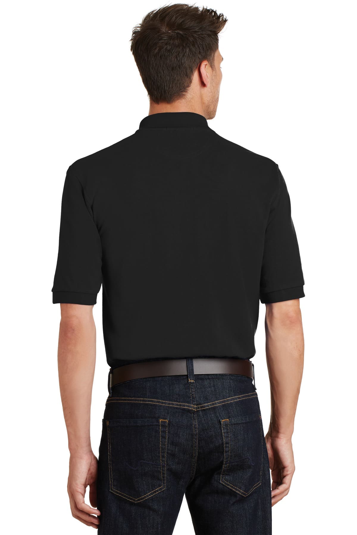 Port Authority Heavyweight Cotton Pique Polo with Pocket.  K420P - Image 2