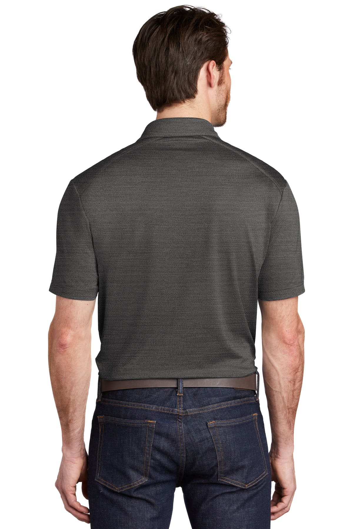 Port Authority  Stretch Heather Polo K583 - Image 2