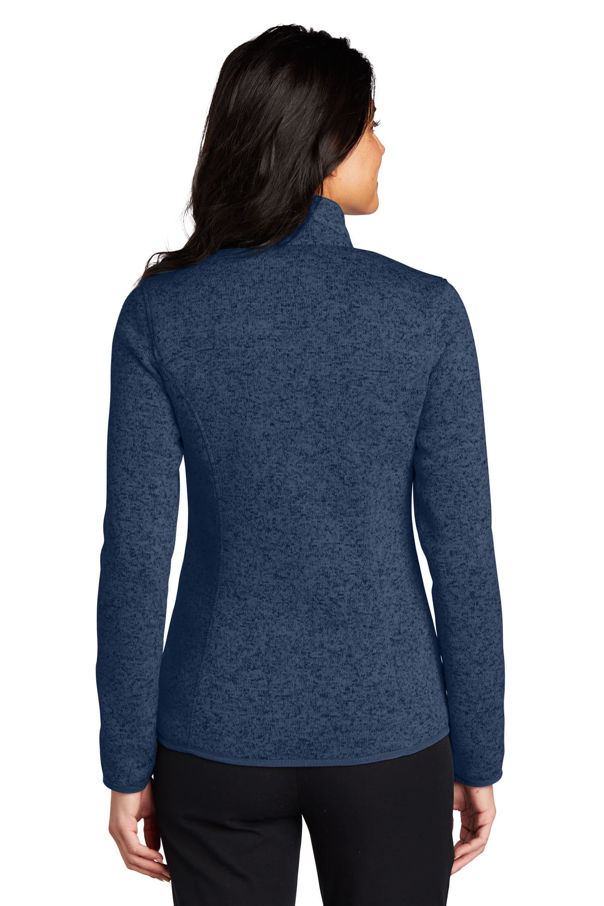 Port Authority Women's Sweater Fleece Jacket. L232 - Image 2
