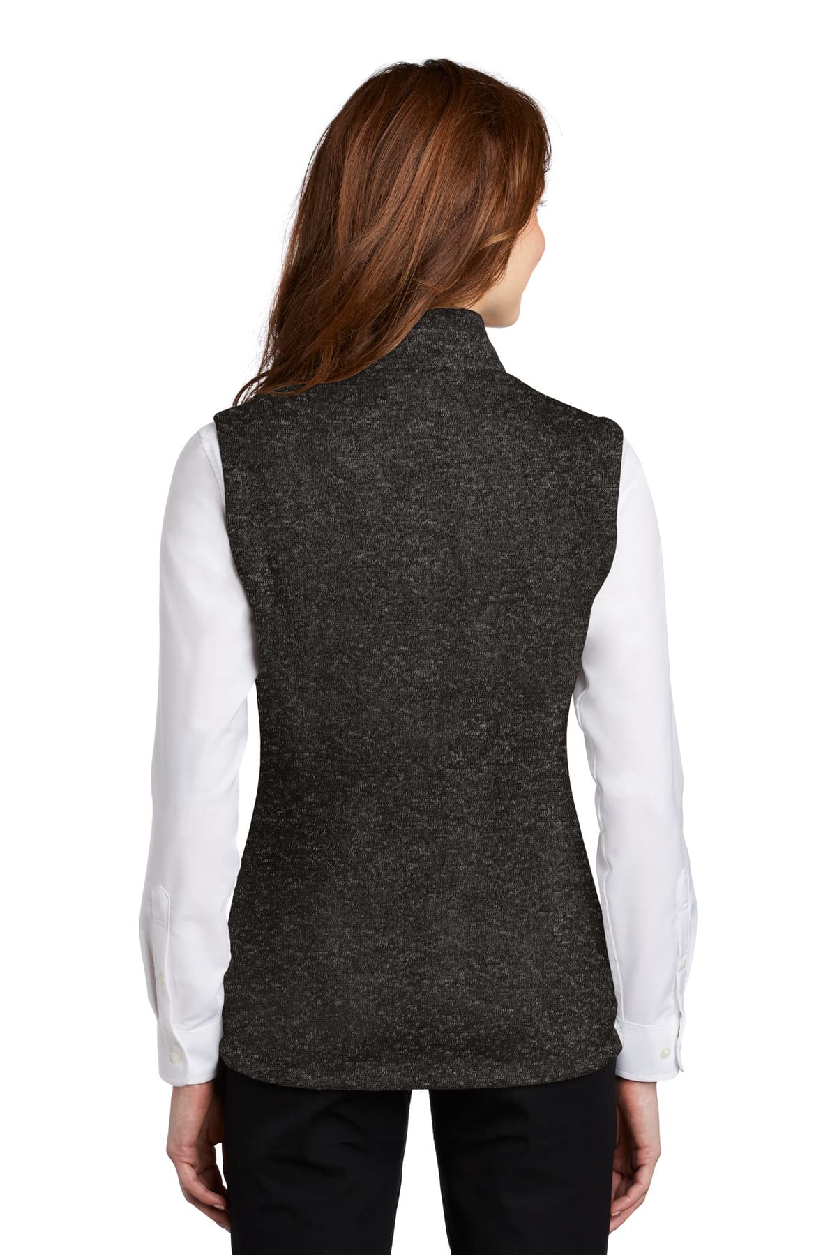 Port Authority  Women's Sweater Fleece Vest L236 - Image 2