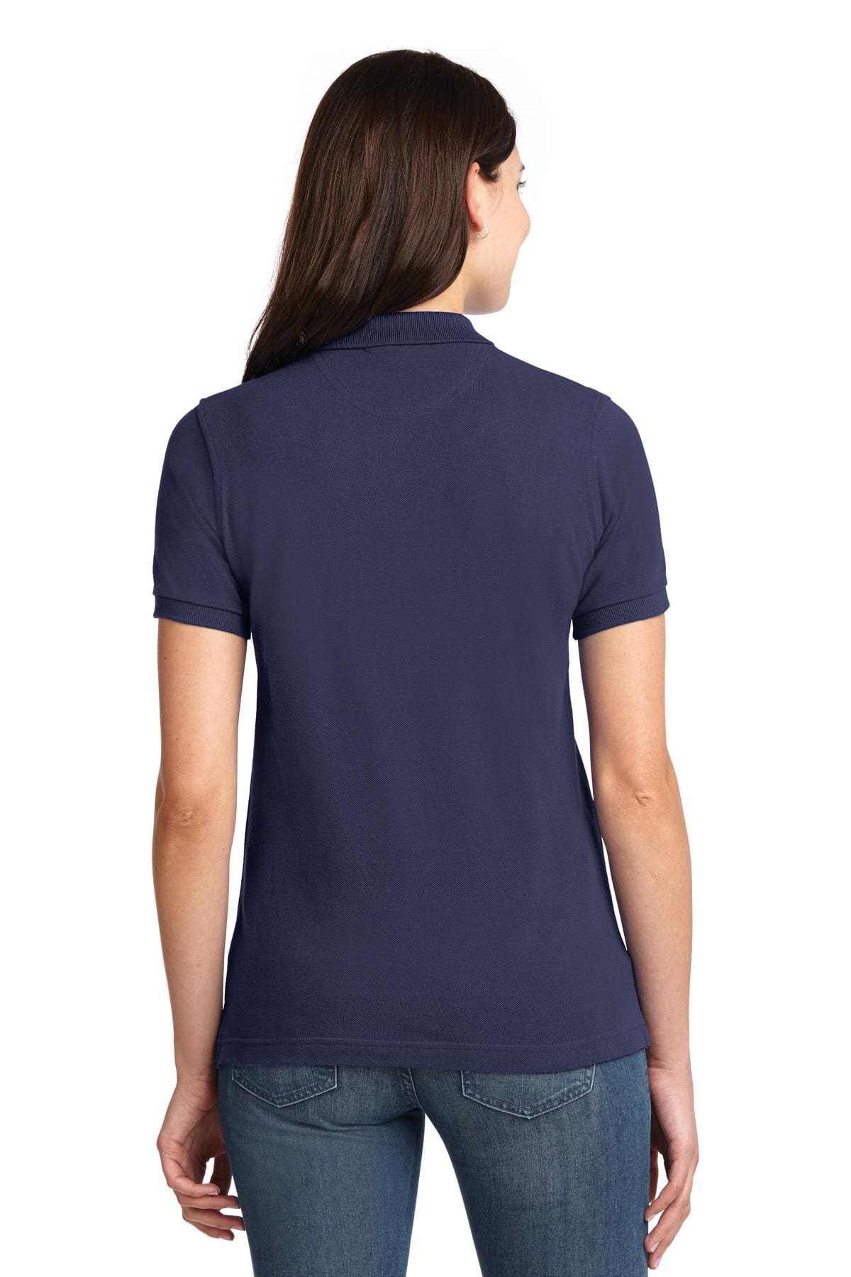Port Authority Women's Heavyweight Cotton Pique Polo. L420 - Image 2