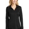 Port Authority  Women's Silk Touch   Performance Long Sleeve Polo. L540LS
