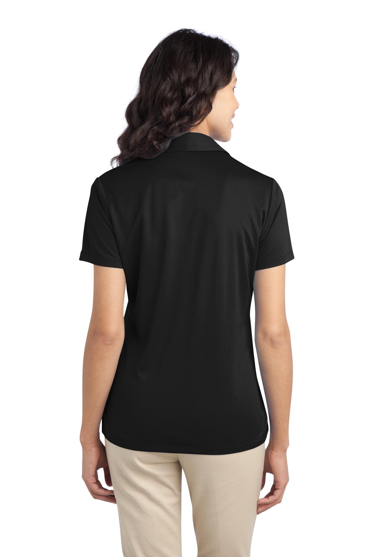 Port Authority Women's Silk Touch Performance Polo. L540 - Image 2