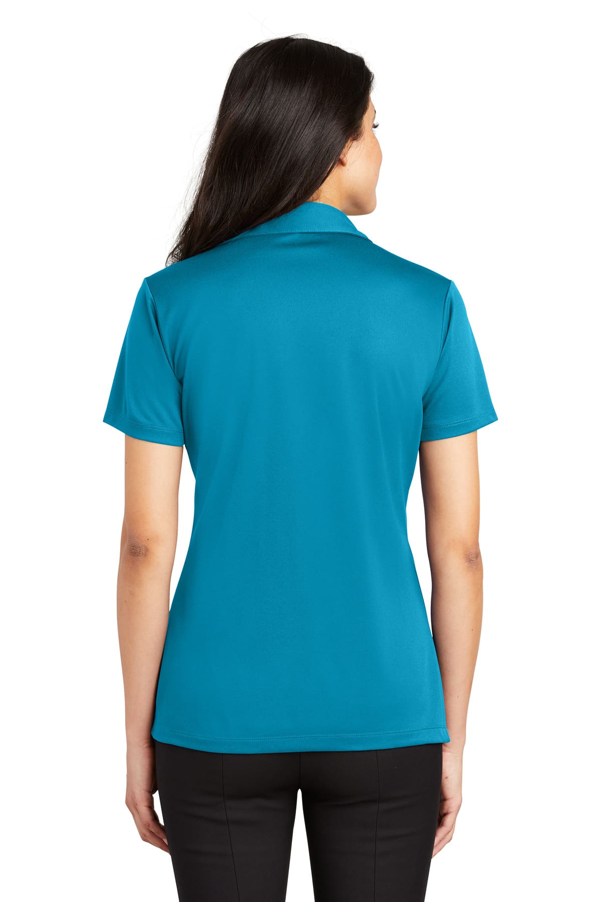 Port Authority Women's Silk Touch Performance Polo. L540 - Image 2