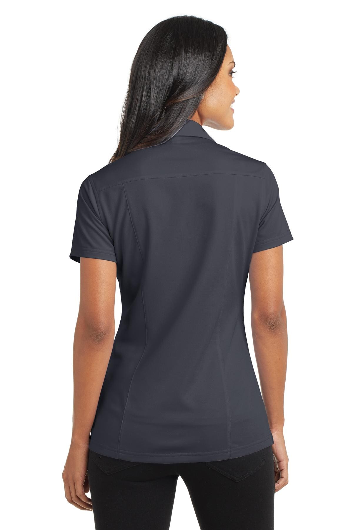 Port Authority Women's Dimension Polo. L571 - Image 2