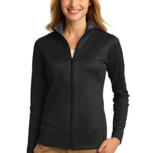Port Authority Women's Vertical Texture Full-Zip Jacket. L805