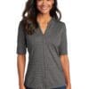 Port Authority  Women's Stretch Heather Open Neck Top  LK583