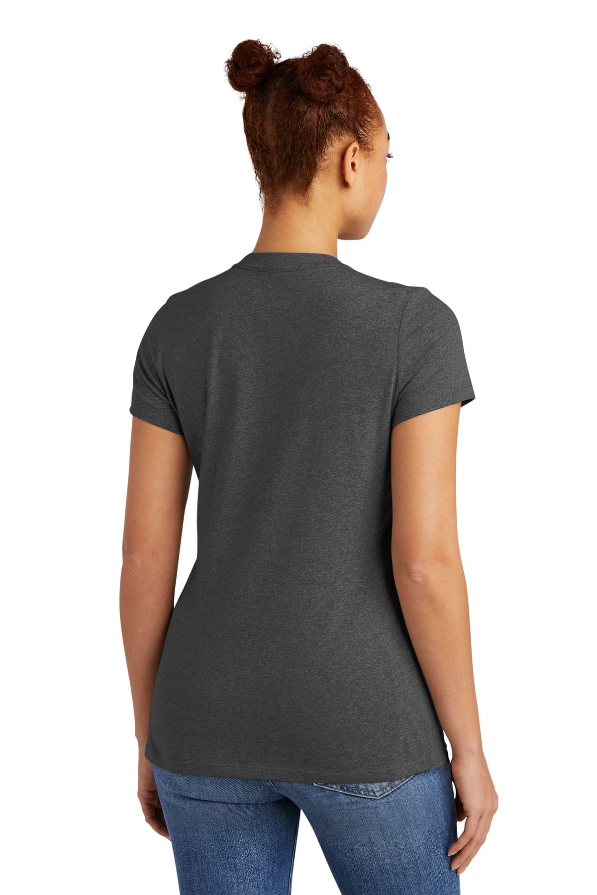 New Era  Ladies Heritage Blend Crew Tee. LNEA100 - Image 2