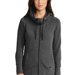 New Era  Ladies Tri-Blend Fleece Full-Zip Hoodie. LNEA511