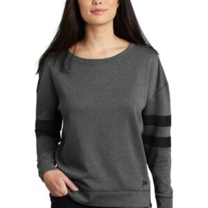 New Era  Ladies Tri-Blend Fleece Varsity Crew LNEA513