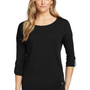 OGIO  Ladies Gravitate Scoop 3/4-Sleeve . LOG141