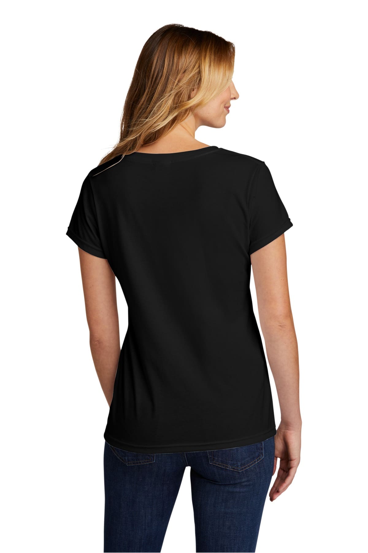 Port & Company Ladies Tri-Blend V-Neck Tee. LPC330V - Image 2