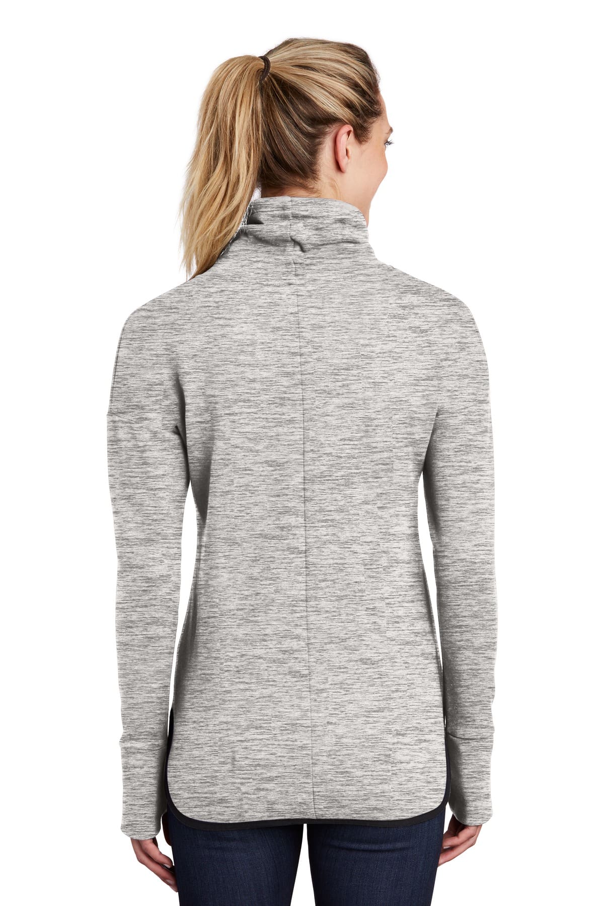 Sport-Tek  Ladies Triumph Cowl Neck Pullover LST280 - Image 2