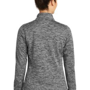 Alternative view of Sport-Tek Women's PosiCharge Electric Heather Soft Shell Jacket. LST30