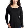 Sport-Tek  Ladies PosiCharge  Long Sleeve Tri-Blend Wicking Scoop Neck Raglan Tee LST400LS