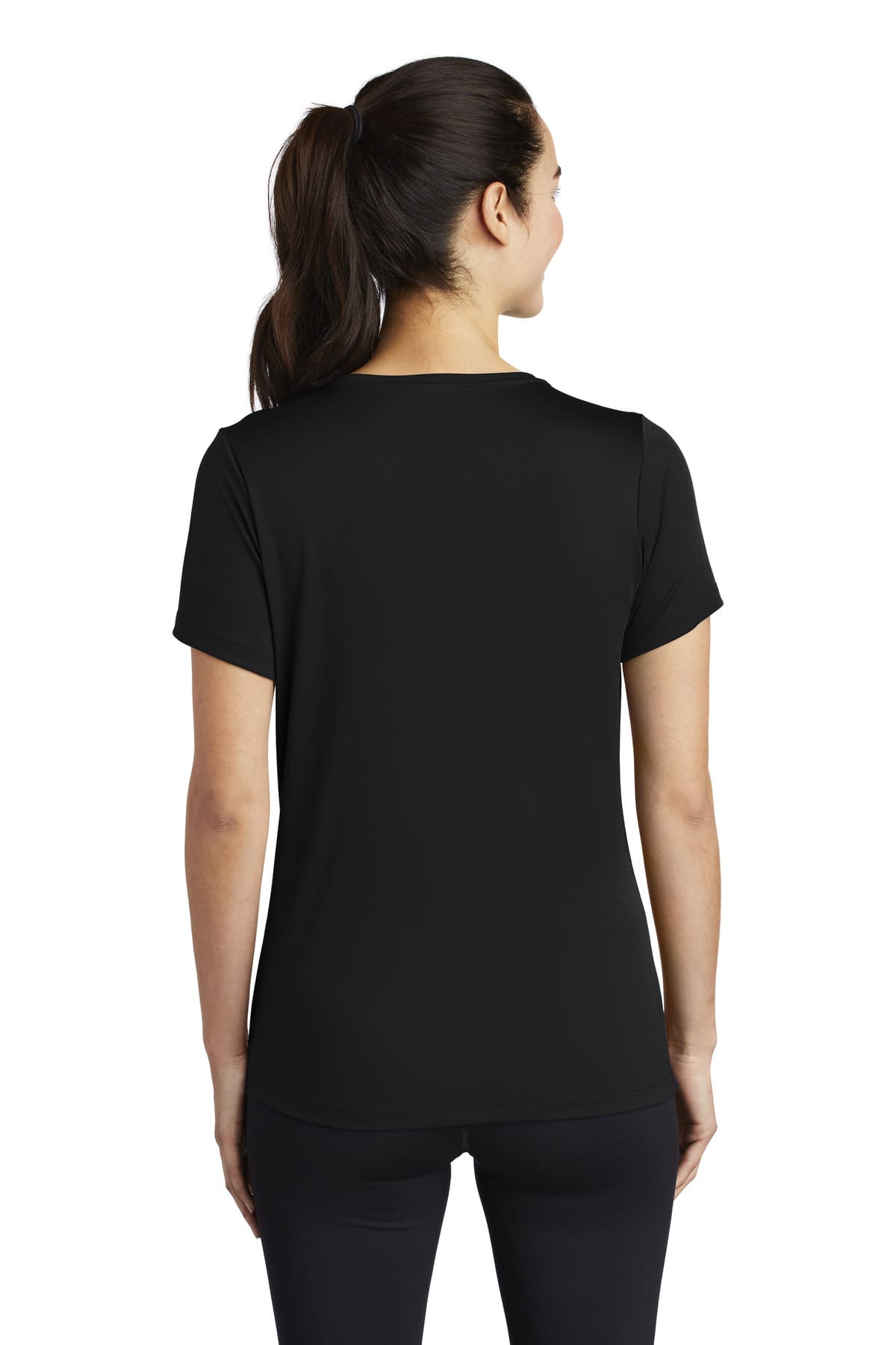Sport-Tek Ladies Posi-UV Pro Scoop Neck Tee. LST420 - Image 2