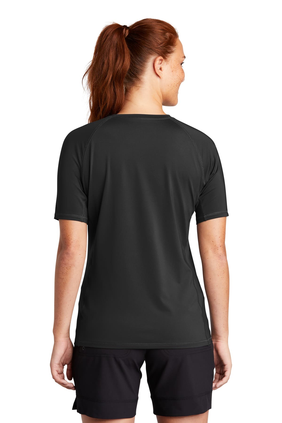 Sport-Tek Ladies Rashguard Tee. LST470 - Image 2